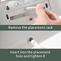 Годинник Deepfox VGW-801T LCD цифровий електронний настільний/настінний Дата Температура 20 х 8см, фото 8