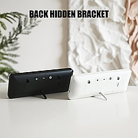 Годинник Deepfox YD-106 LCD цифровий електронний настільний/настінний Дата Температура Вологість 20 х 8см, фото 10