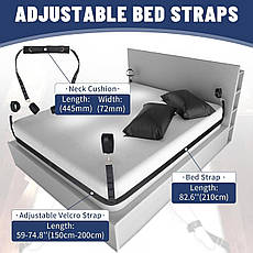 БДСМ-набор LOCKINK YEAHWOW Bed Restraint set, фото 4