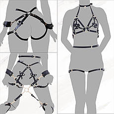 БДСМ-набор LOCKINK YEAHWOW Forced Nadu pose correction set, фото 3