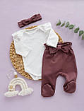 Комплект для новонародженої дівчинки (тканина інтерлок), фото 9