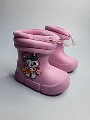 Гумові чоботи Apawwa 367 J pink для дівчинки р.25-30