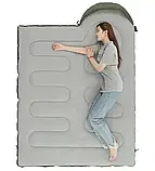 Спальний мішок зимовий на блискавці до -25 °C теплий спальний мішок водонепроникний для дорослих спальні мішки спальники, фото 4