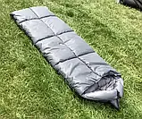 Спальний мішок туристичний зимовий спальник ковдра з капюшоном спальники до -25 °C, фото 4