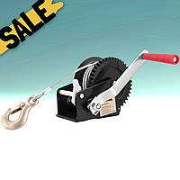 Тросовая лебедка ручная Dragon 720 кг барабанная ручная лебедка