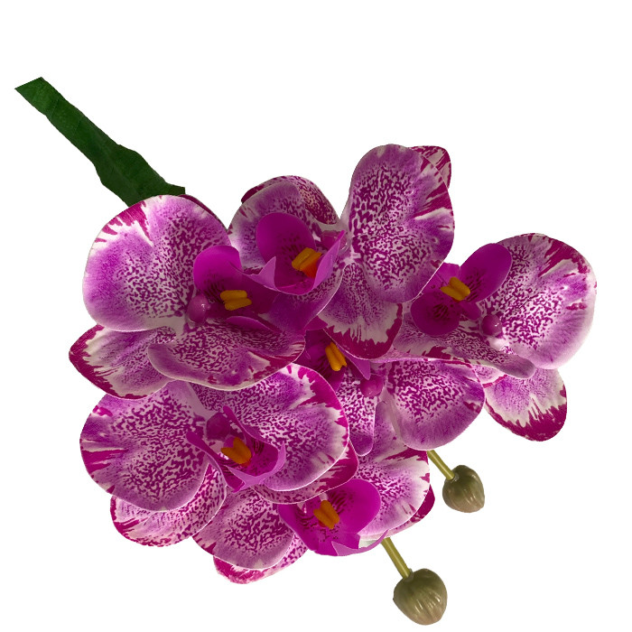 Декоративна квітка орхідея силіконова міні SK556694, фото 1