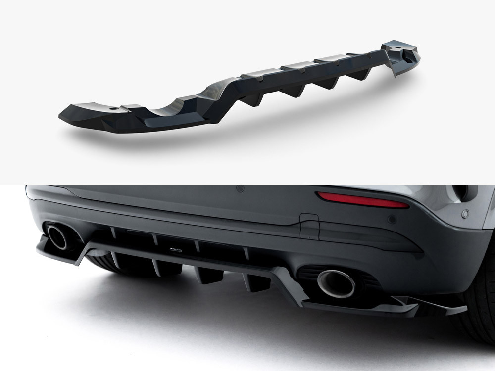 Дифузор Mercedes GLA H257 AMG 35 (2023+) тюнінг обвіс спідниця елерон, фото 1