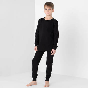 Комплект термобілизни дитячої BioActive, розмір 32, Чорний / Теплий термокомплект для дівчинки та хлопчика