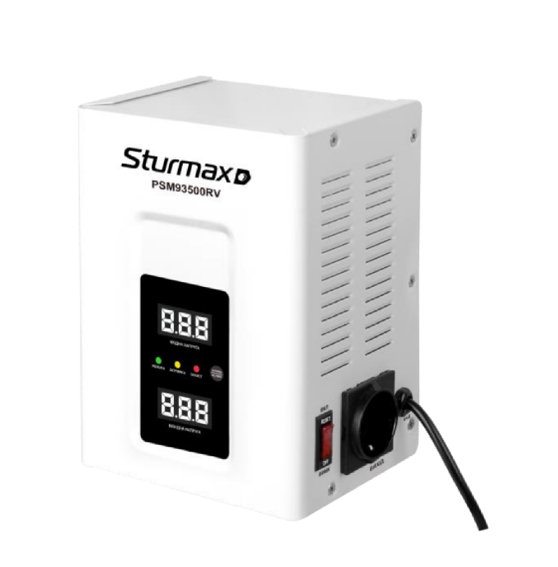 Sturmax PSM93500RV Стабілізатор напруги релейний 500 ВA