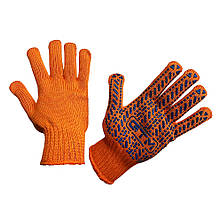 GTM Рукавички трикотажні помаранчеві ТМ GTM LUX 5612