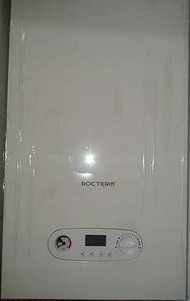Газовий котел ROCTERM Diamond TD-B 24 (турбований, 24 кВт) + набір димоходу, фото 2