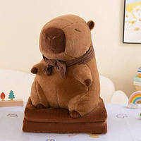 Плед з іграшкою Капібара з шарфом 100х160 (1048497)