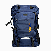 Рюкзак туристичний синій, похідний 80 л, Міцний, водонепроникний рюкзак для подорожей