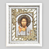 Ікони в білих кіотах із виноградною обкладинкою, лік 15х18