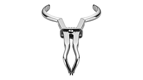 Щипці для установки фіксаторів White (Уайт), 165 мм, 01031040, KSK