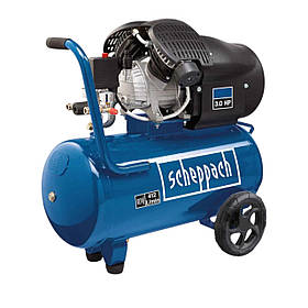 Масляний компресор двопоршневий 100 л Scheppach HC52DC 3 кВт 4 к.с. компресор для пневмоінструменту