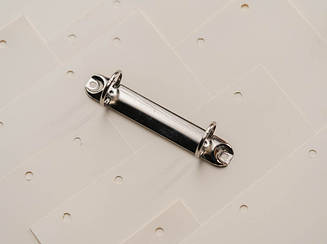 Затискачі канцелярські з роз'ємними ланками для блокнотів. 125х20мм. Кільце 30мм