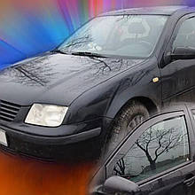 Дефлектори вікон (вітровики) Volkswagen BORA - 4d 1998-2005 (HEKO)