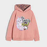 Утеплене худі (начос) на дівчинку, Sinsay, р.104, 3-4 роки, поні, фото 2