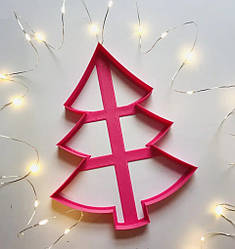 Вирубка для пряника пластикова "Ялинка" 24.5 см