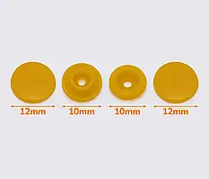 Кнопка пластикова 12мм Т-5 Помаранчеві (50шт.)