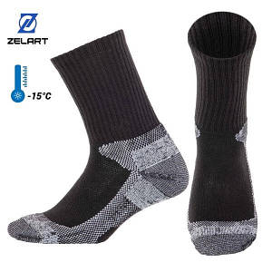 Термошкарпетки zelart tactical чорні пп8179(42-45), тактичні шкарпетки
