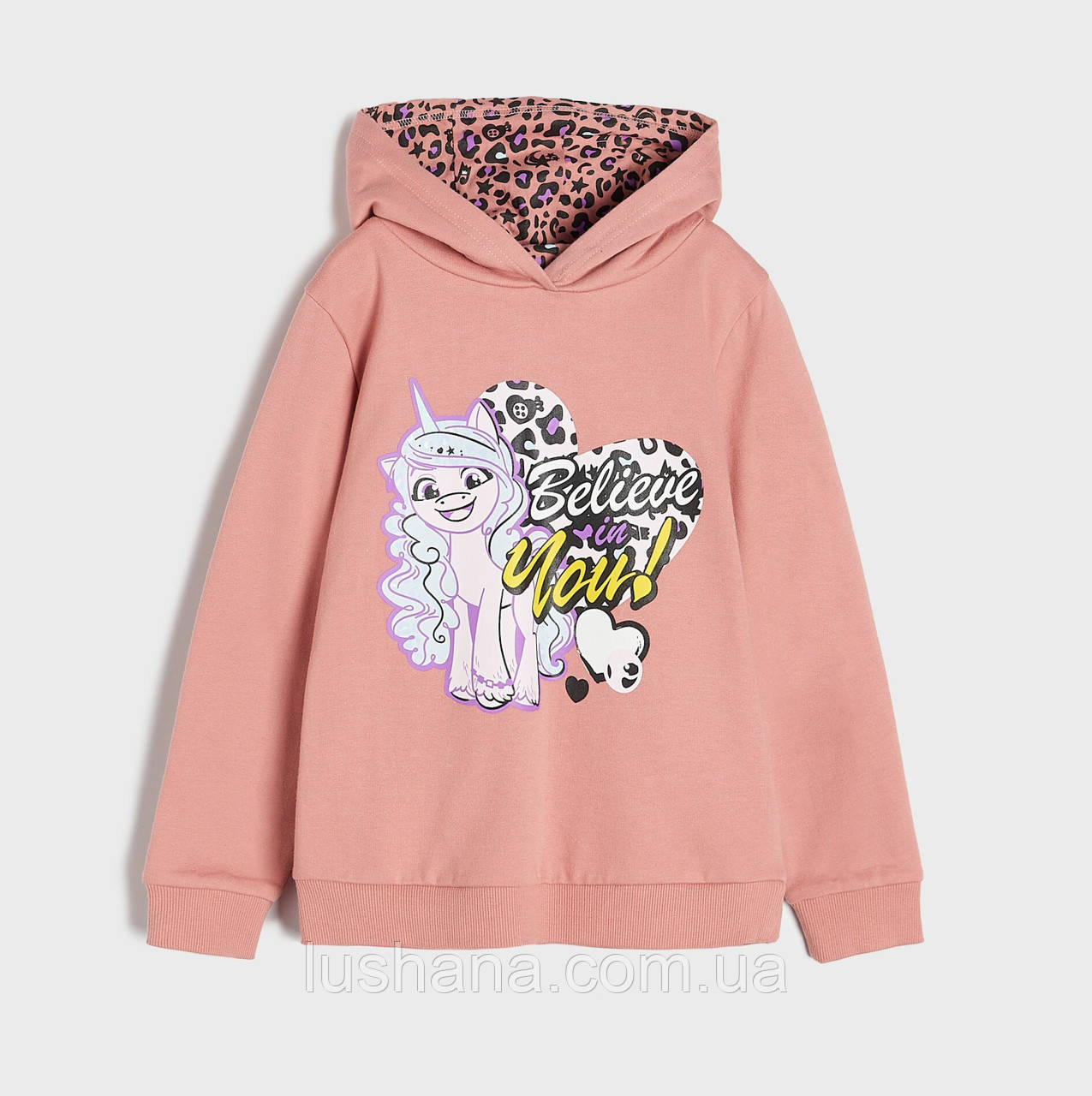Дитяча кофта худі з начосом Sinsay на дівчинку Поні, р.104, фото 1