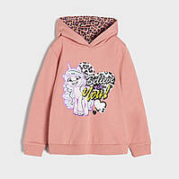 Дитяча кофта худі з начосом Sinsay на дівчинку Поні, р.104