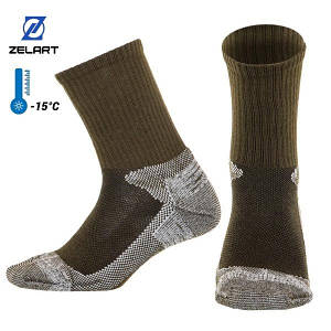 Термошкарпетки zelart tactical чорні пп8179(42-45), тактичні шкарпетки Олива