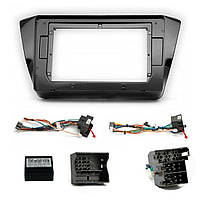 Перехідний штатний комплект із проводкою до Android магнітоли Skoda Superb 2016-2018 Тип 1