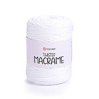 YarnArt TWISTED MACRAME (Твістед Макраме) № 751 білий (Пряжа, нитки для макраме)