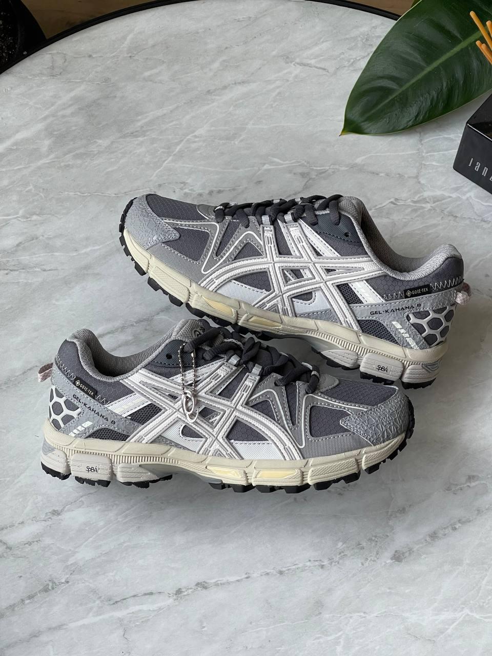 Кросівки чоловічі сірі зимові Asics Gel Kahana 8 Grey Gore-Tex (18175), фото 1