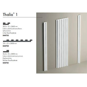 Настінна панель THALIA 01 (2800x151x12 мм) Cezar