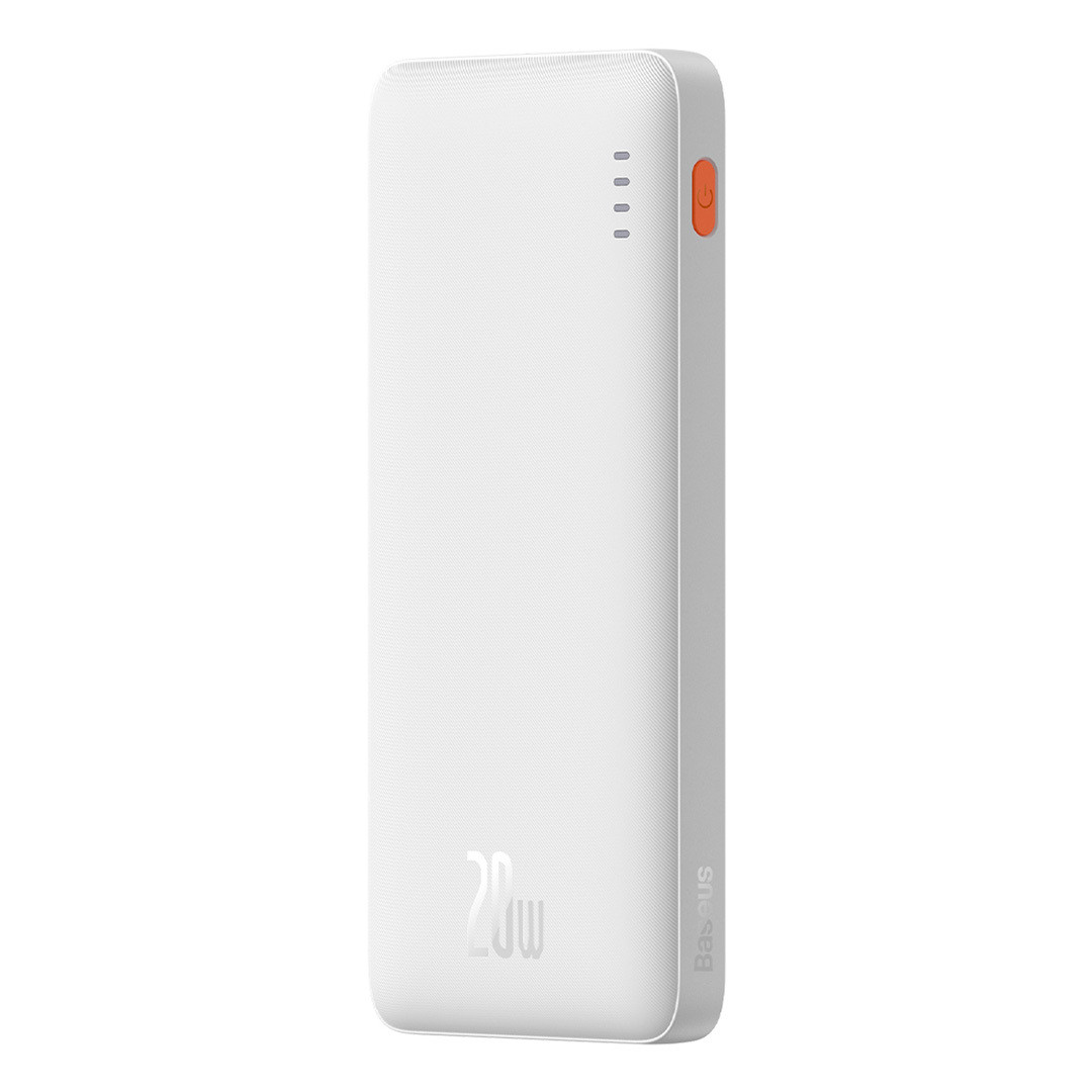 Павербанк 10000 mAh Baseus Airpow Fast Charge з швидкою зарядкою (1USB/Type-C, 20W). White