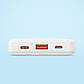 Павербанк 10000 mAh Baseus Airpow Fast Charge з швидкою зарядкою (1USB/Type-C, 20W). White, фото 6