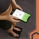 Ваги аналітичні Ruhhy 20676 black, електронні, до 226 кг, LCD, Bluetooth, Feelfit, фото 8