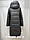 Пальто жіноче зимове з капюшоном норма 42-50, колір уточнюйте під час замовлення, фото 2