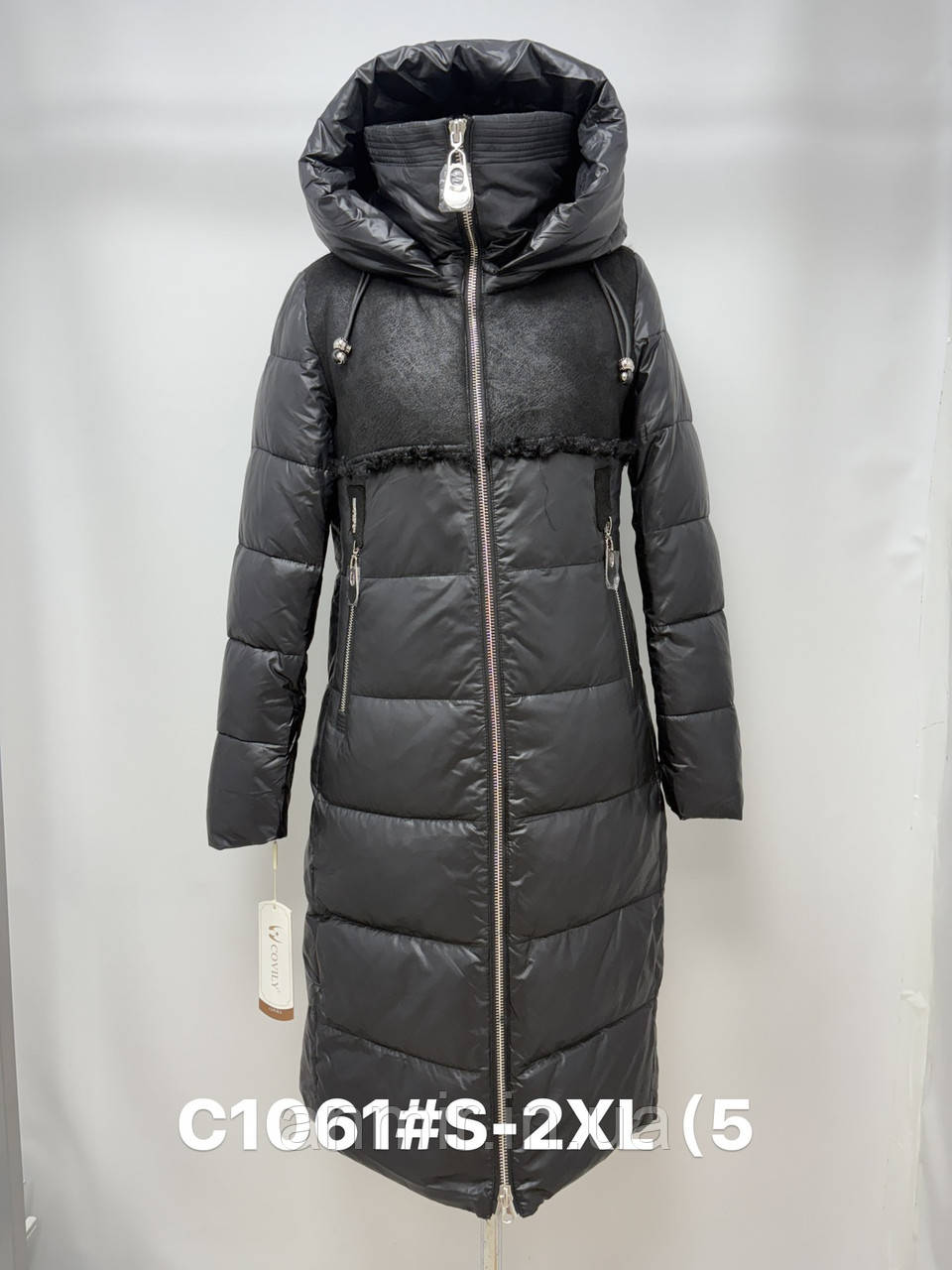 Пальто жіноче зимове з капюшоном утеплення барашок норма 42-50, колір уточнюйте під час замовлення