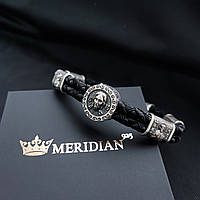 Браслет "Отче наш" зі срібними вставками 4144