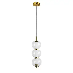 Дизайнерский led підвіс 5W з прозорими плафонами (800-P3055 CL)