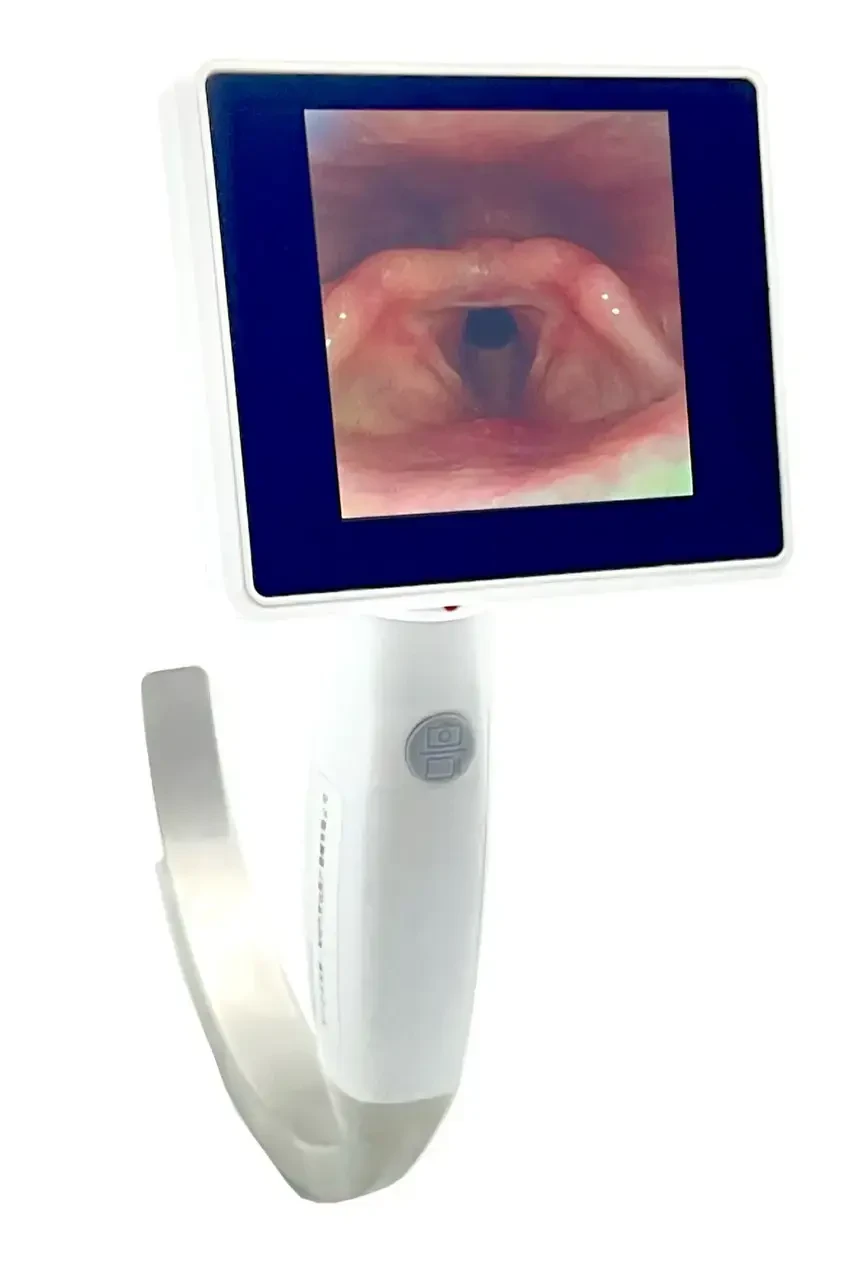 Відеоларингоскоп M3R з однією ручкою з клинком на вибір (MAC1, або MAC2, або MAC3, або MAC4, або MAC) та HD-дисплеєм 3.5 дюйма