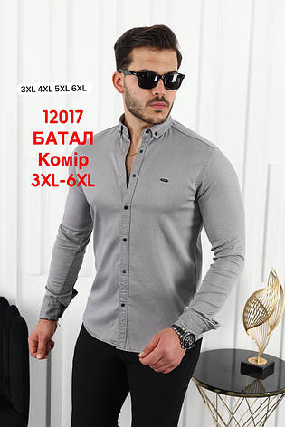 Батальна сорочка Red Stone з довгим рукавом (варений котон), комір, фото 1