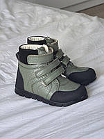 Дитячі шкіряні черевики ортопедичні на зиму – фіксуюча п’ята, корекція вальгусу 25 р, фото 6