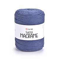 YarnArt TWISTED MACRAME (Твістед Макраме) № 761 синій  (Пряжа, нитки для макраме)