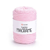YarnArt TWISTED MACRAME (Твістед Макраме) № 762 рожевий (Пряжа, нитки для макраме)