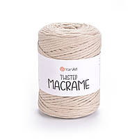 YarnArt TWISTED MACRAME (Твістед Макраме) № 768 беж (Пряжа, нитки для макраме)