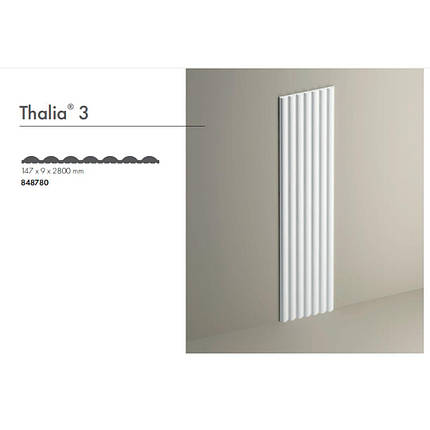 Настінна панель THALIA 03 (2800x147x8,5 мм) Cezar, фото 1