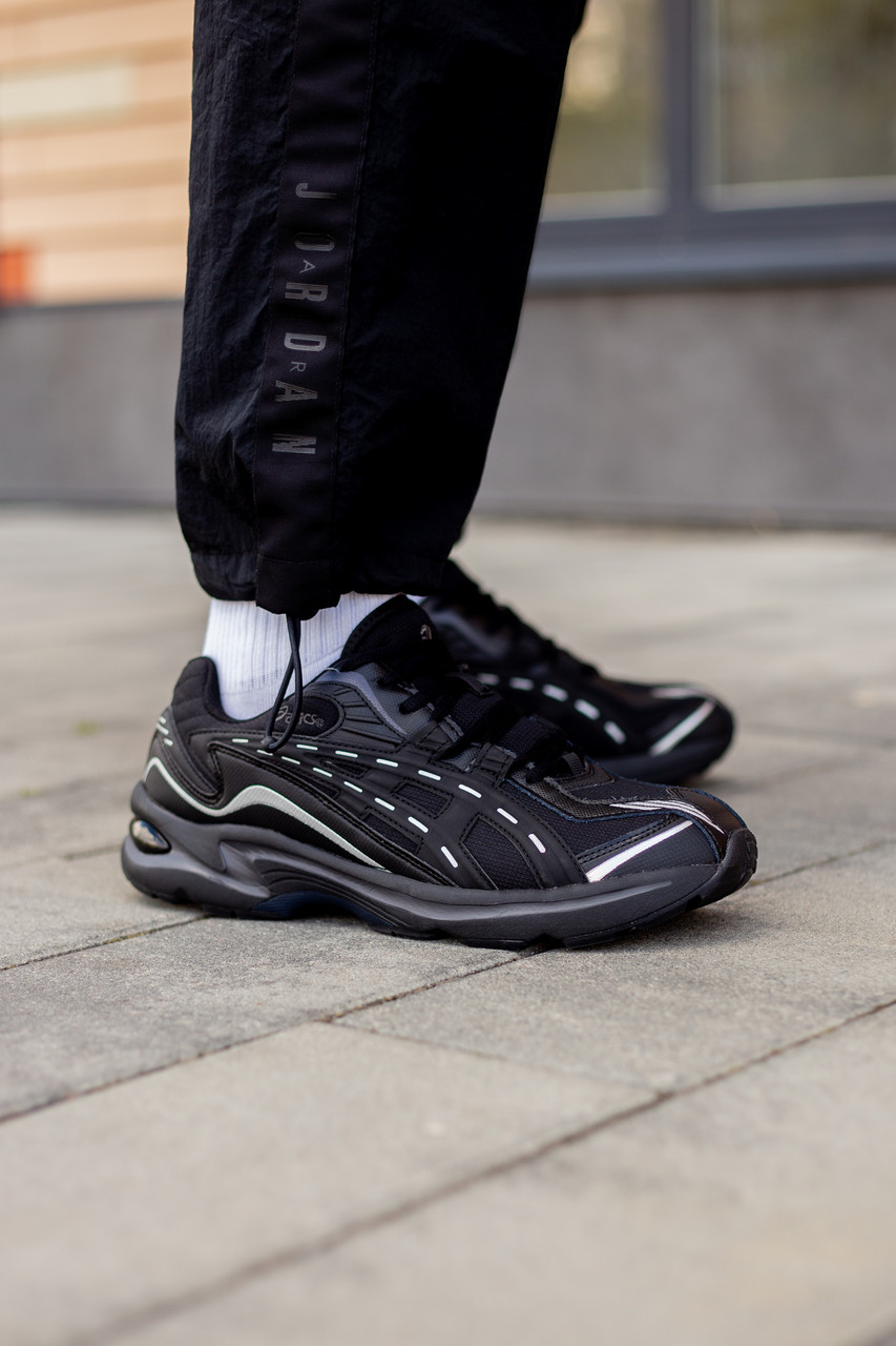 Кросівки чоловічі чорні зимові Asics Gel-Preleus Black Winter Termo (22118), фото 1