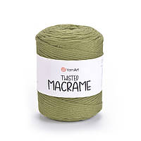 YarnArt TWISTED MACRAME (Твістед Макраме) № 787 хакі (Пряжа, нитки для макраме)