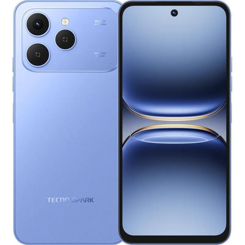 Смартфон Tecno Spark 40 (KM5n) 8/256Gb Mirage Blue (4894947091582) UA UCRF